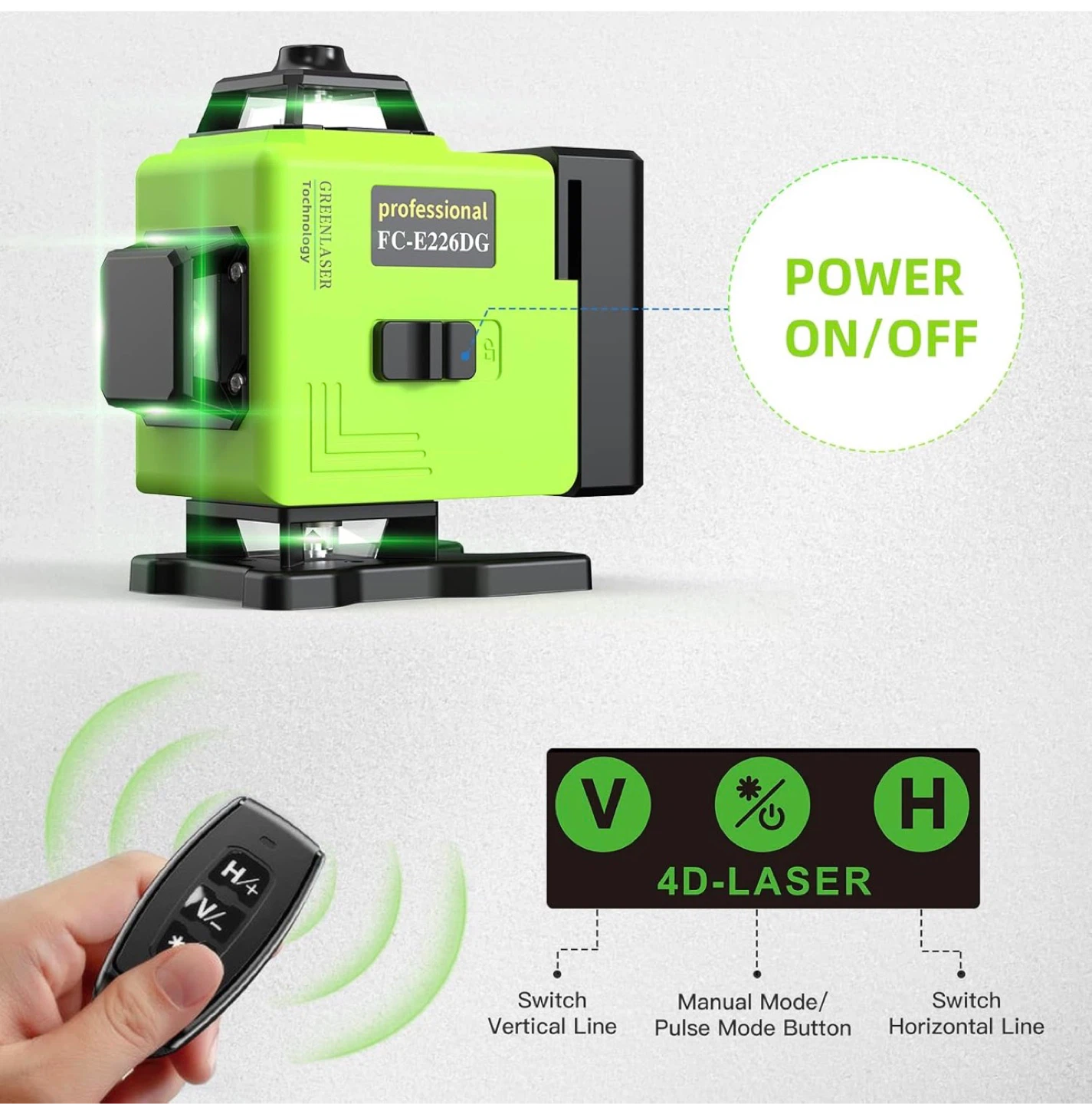 16 Lines Laser Level 360 Self Leveling - photo 5