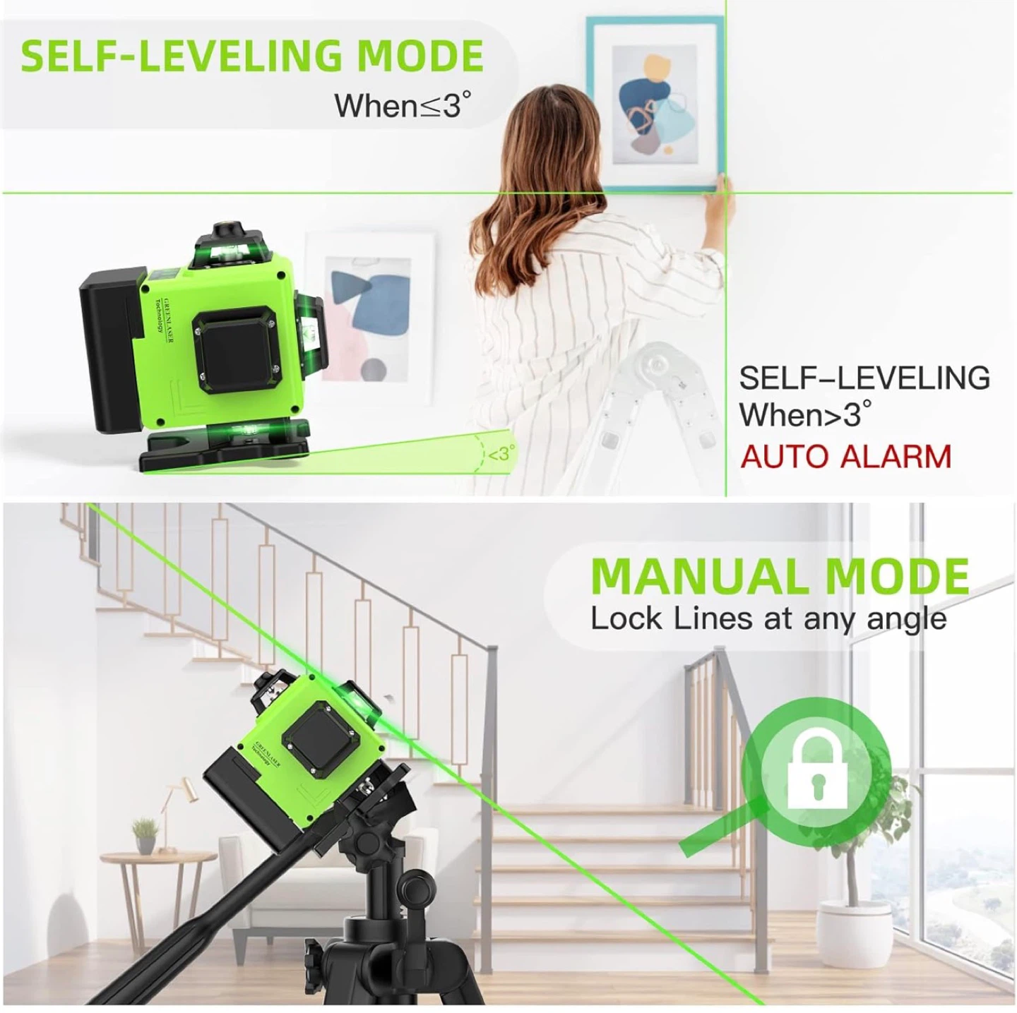 16 Lines Laser Level 360 Self Leveling - photo 3