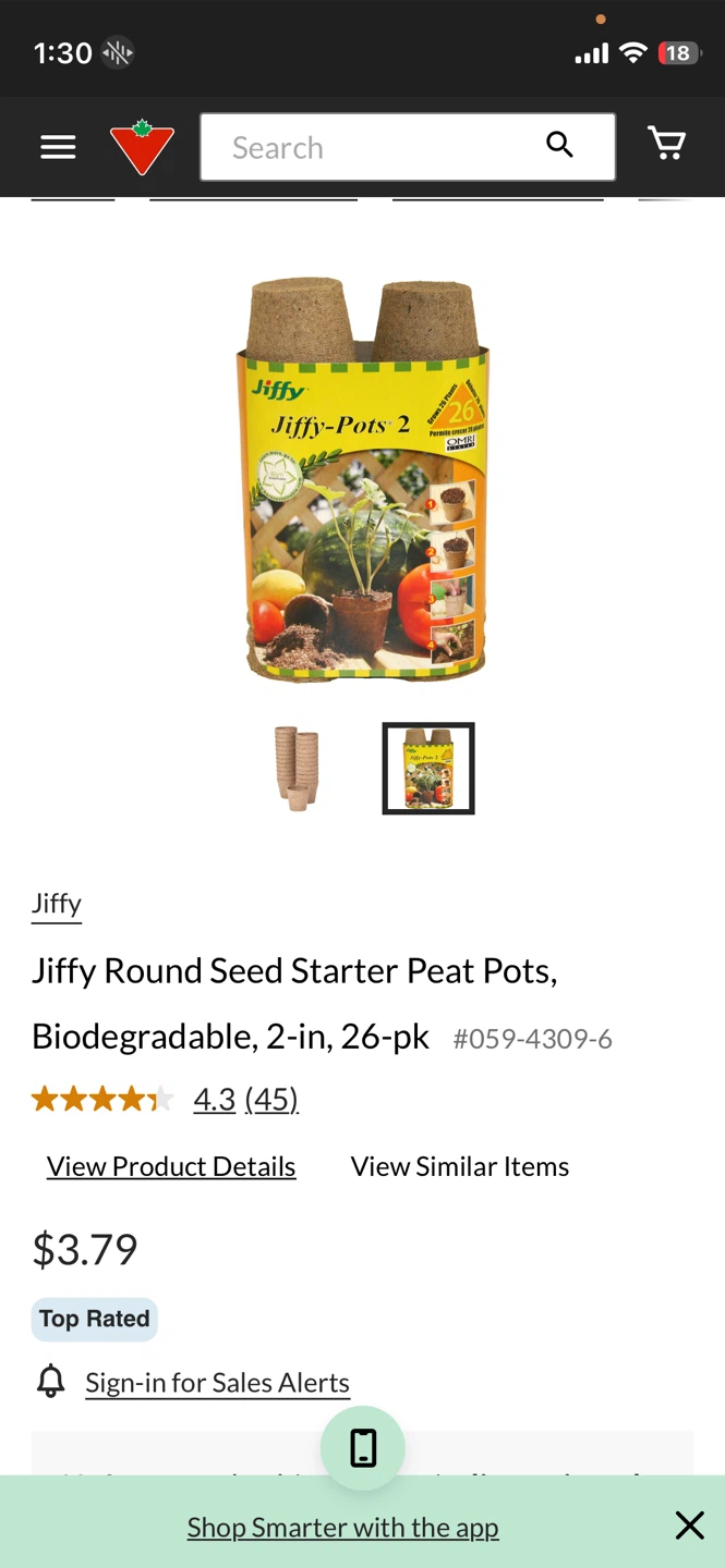 24packs of  Jiffy-Pots 2" 26pk - photo 2