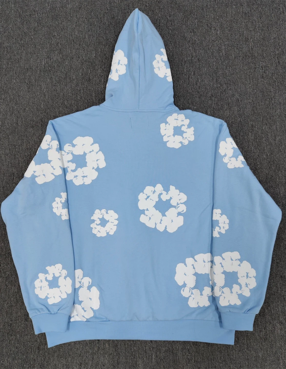 Light Blue Denim Tears Hoodie - photo 2