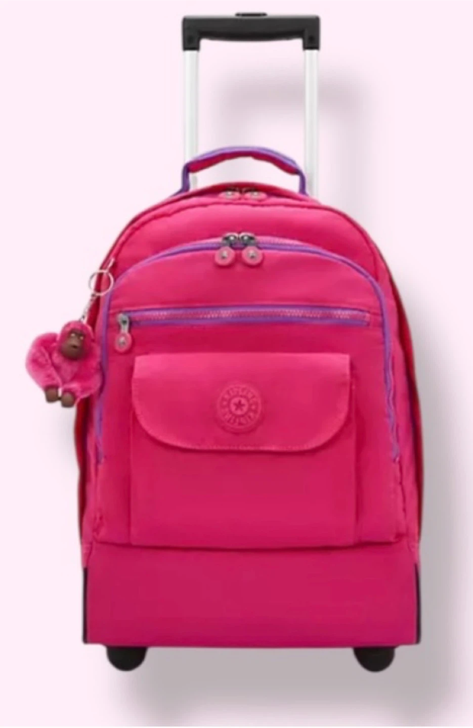 Kipling Rolling Backpack - Pink - photo 2