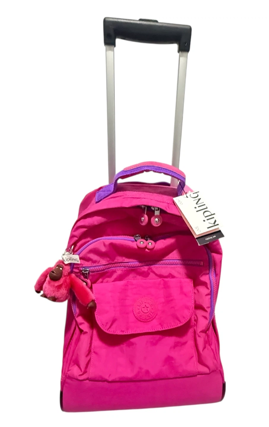 Kipling Rolling Backpack - Pink - photo 3