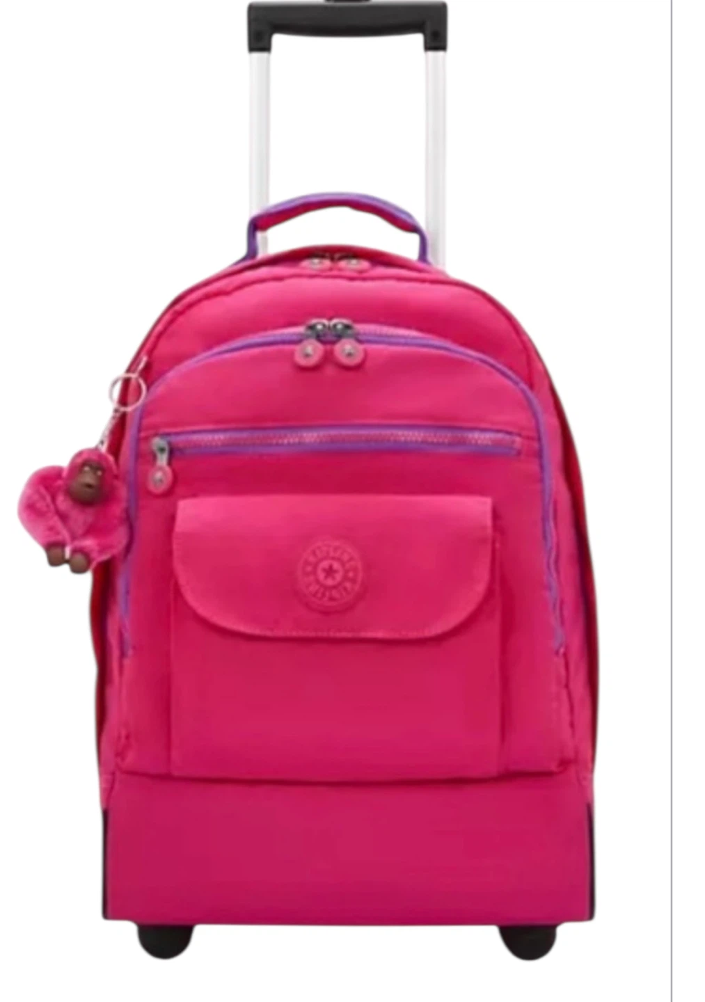Kipling Rolling Backpack - Pink