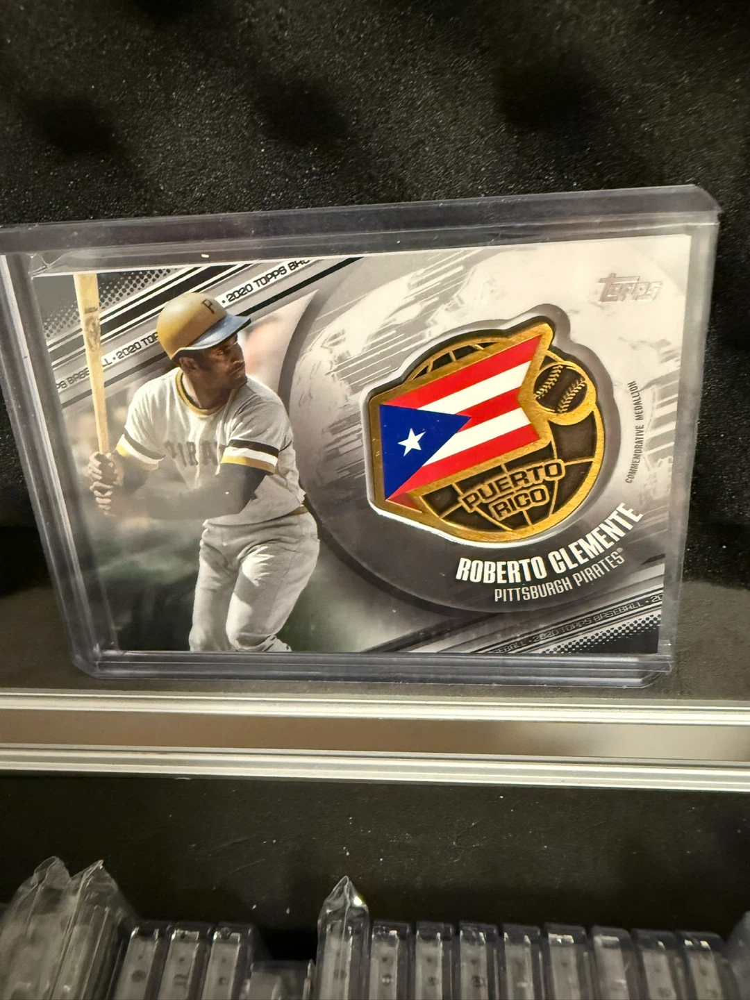 2020 Topps Roberto Clemente Commemorative Medallion Card