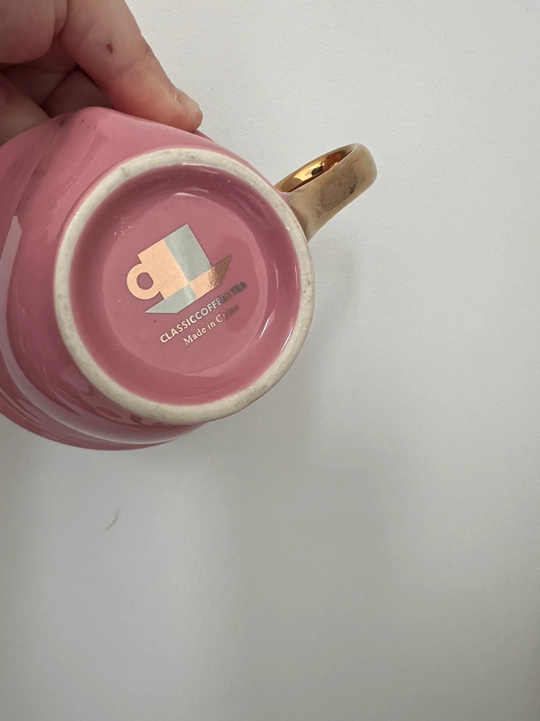 Adeline Fine Porcelain Pink Teacup and Saucer - photo 2