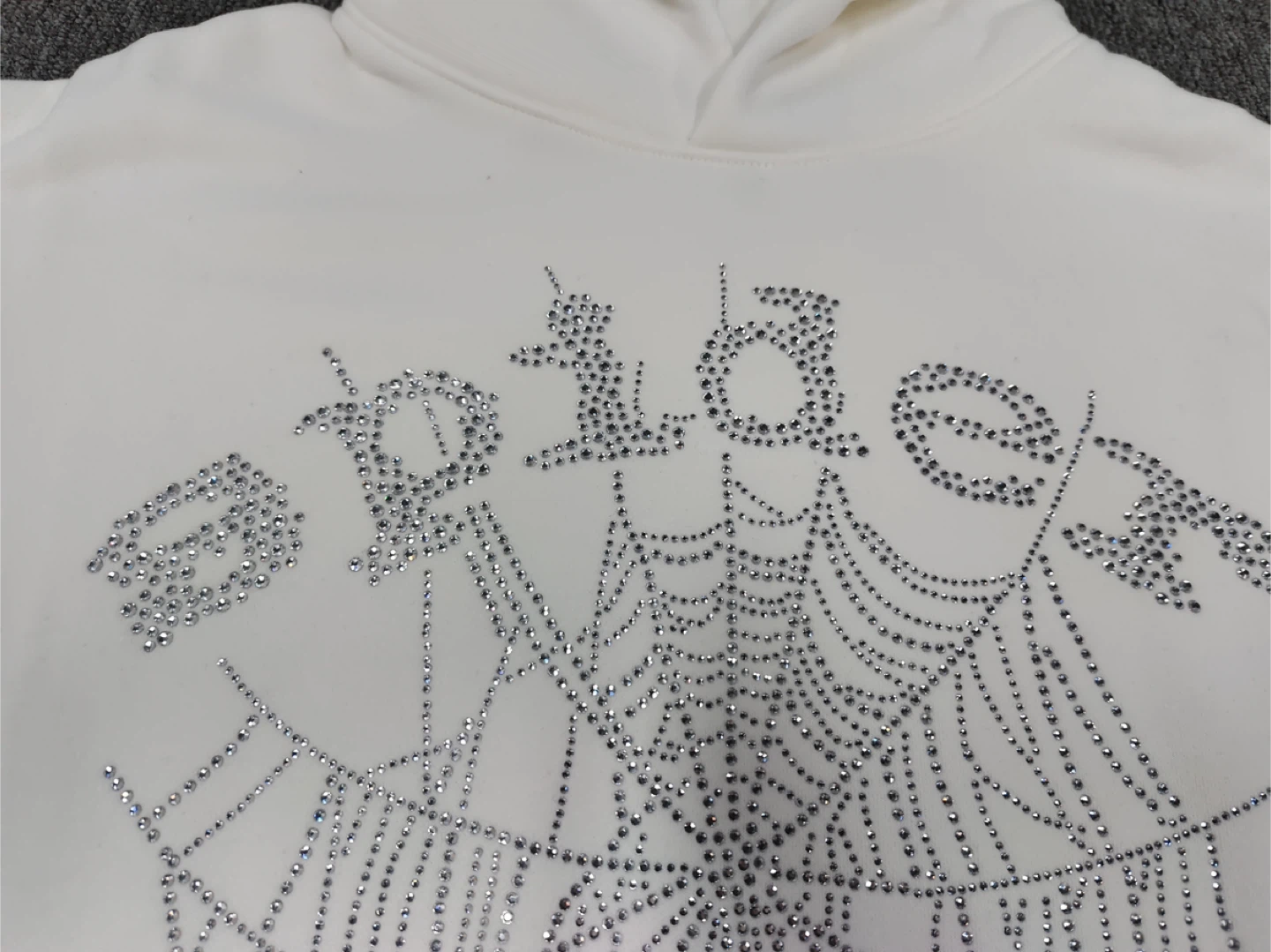 White VVS Sp5der hoodie - photo 3