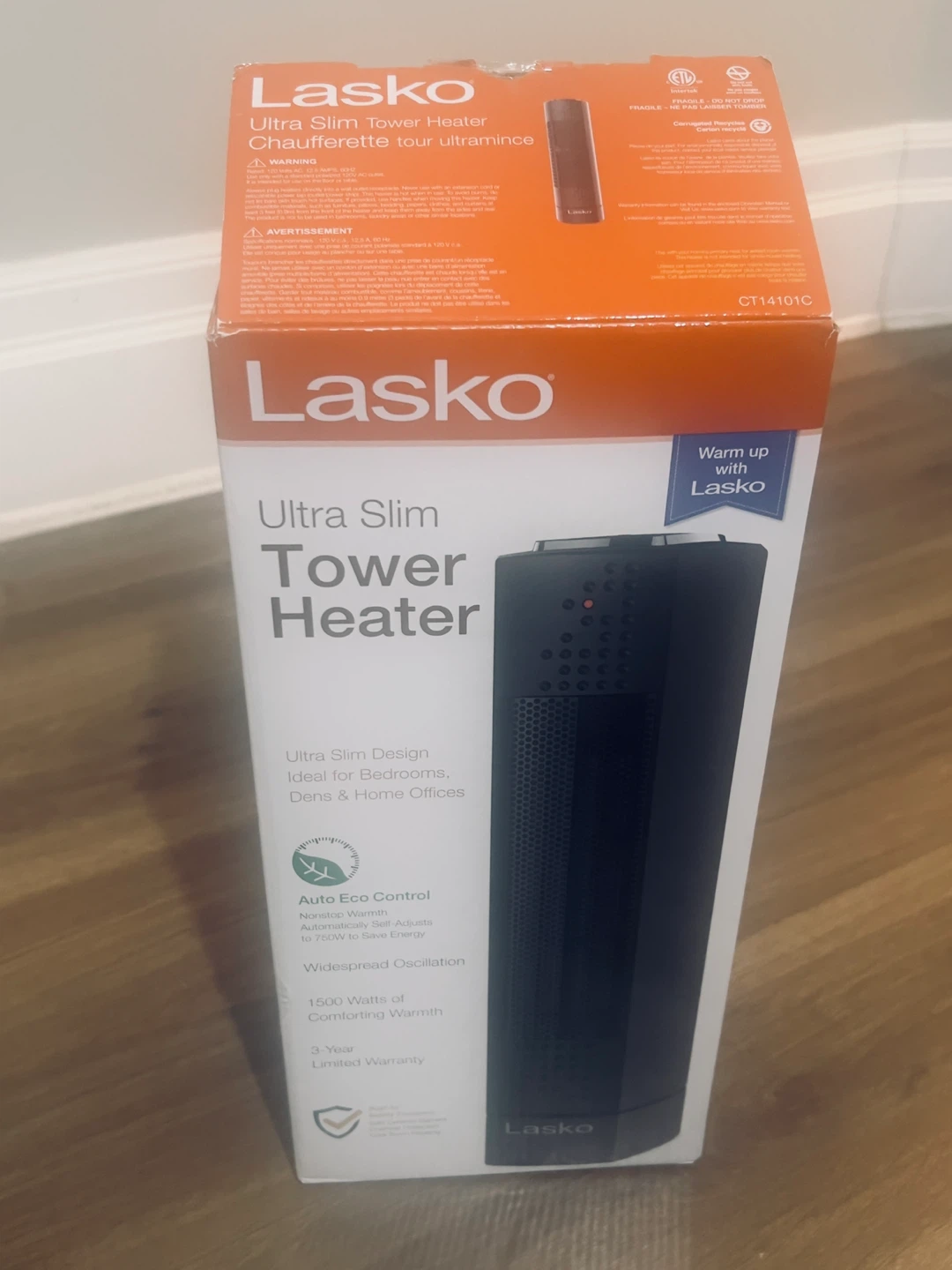 Lasko Ultra Slim Tower Heater - photo 3
