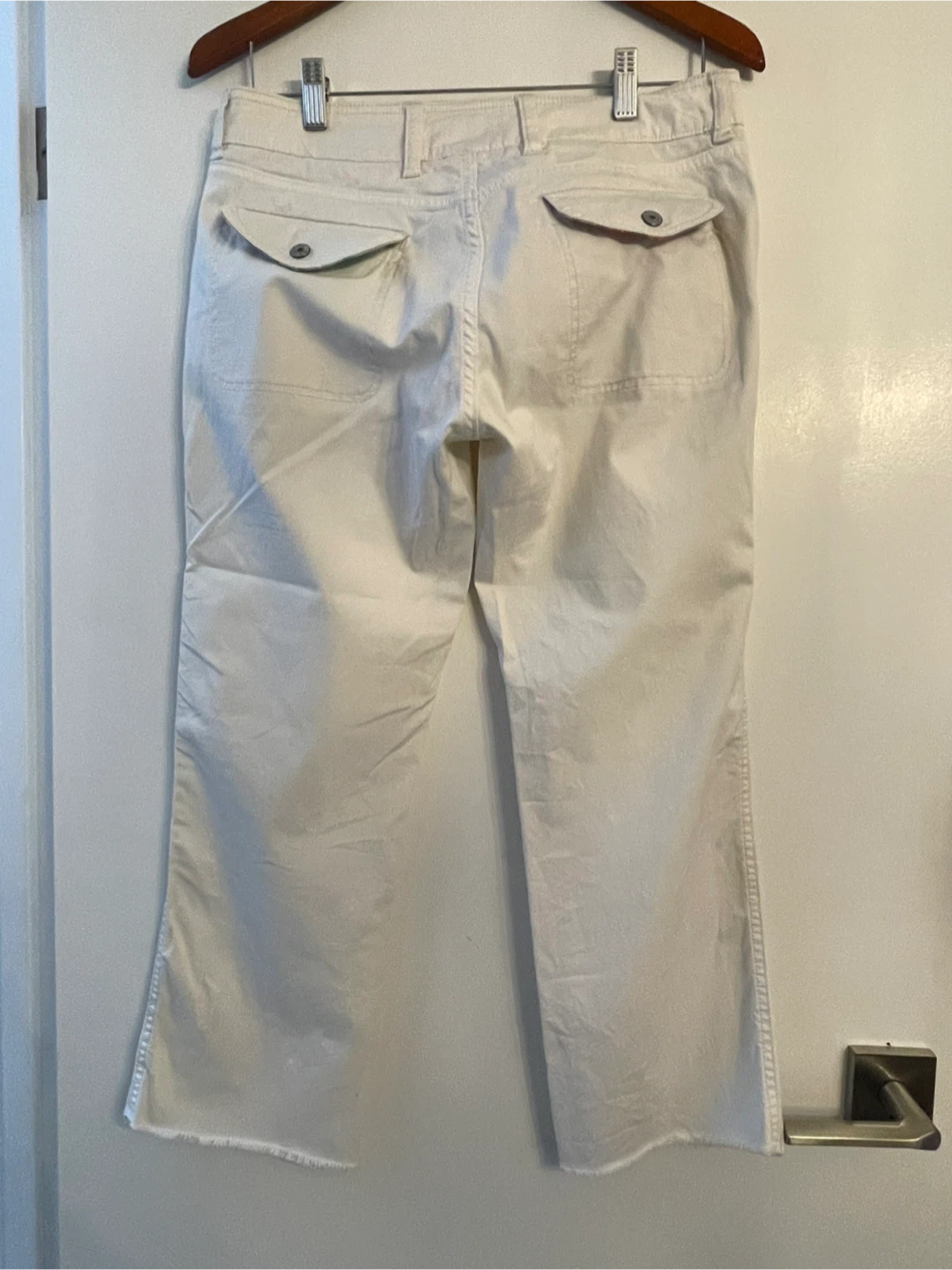 Gap White Cropped Pants - photo 2