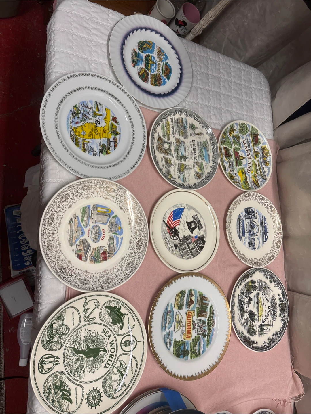 Set of Decorative Souvenir Plates