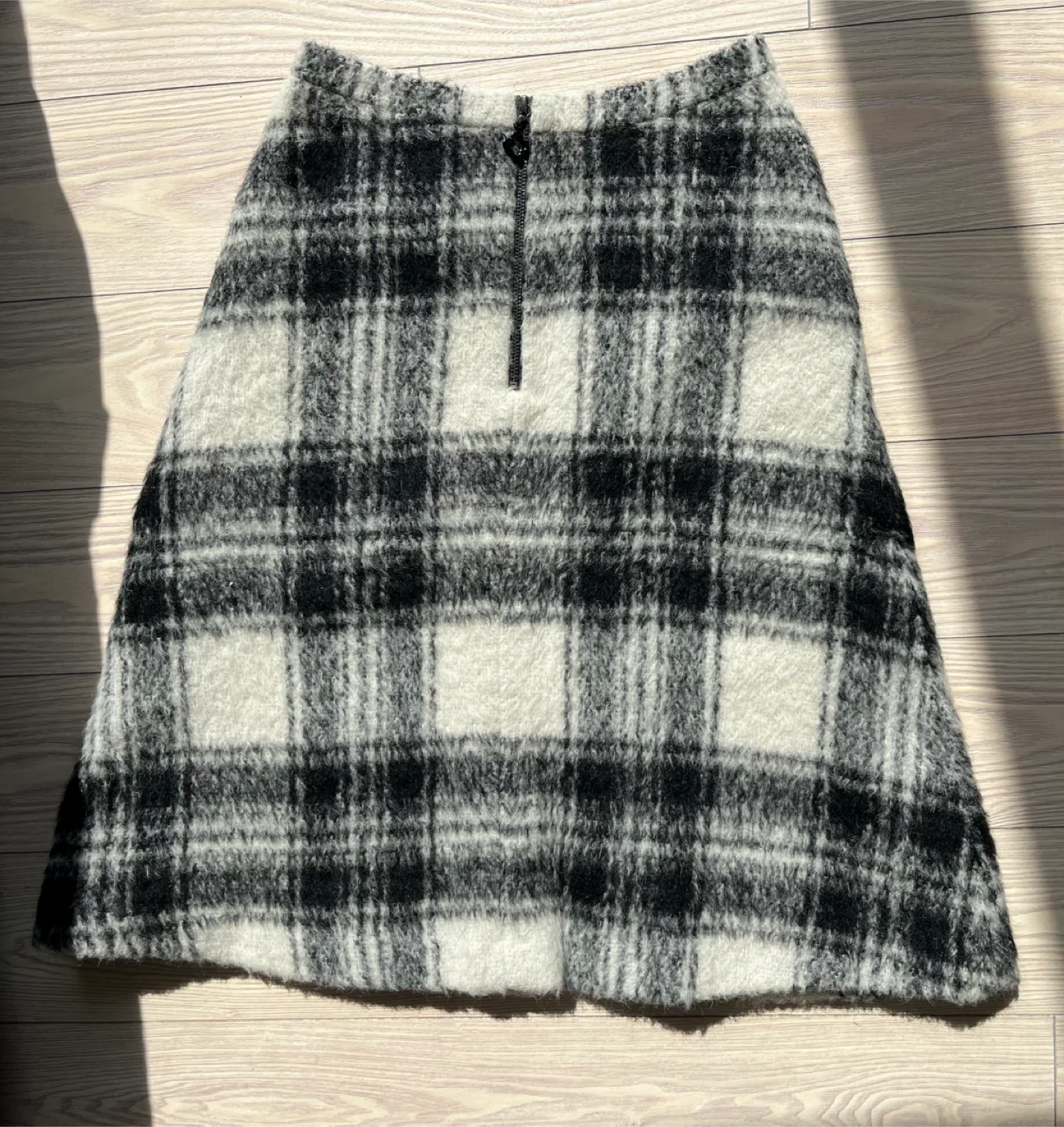 Pink Tartan Plaid Wool Blend Skirt Size 2 - photo 2