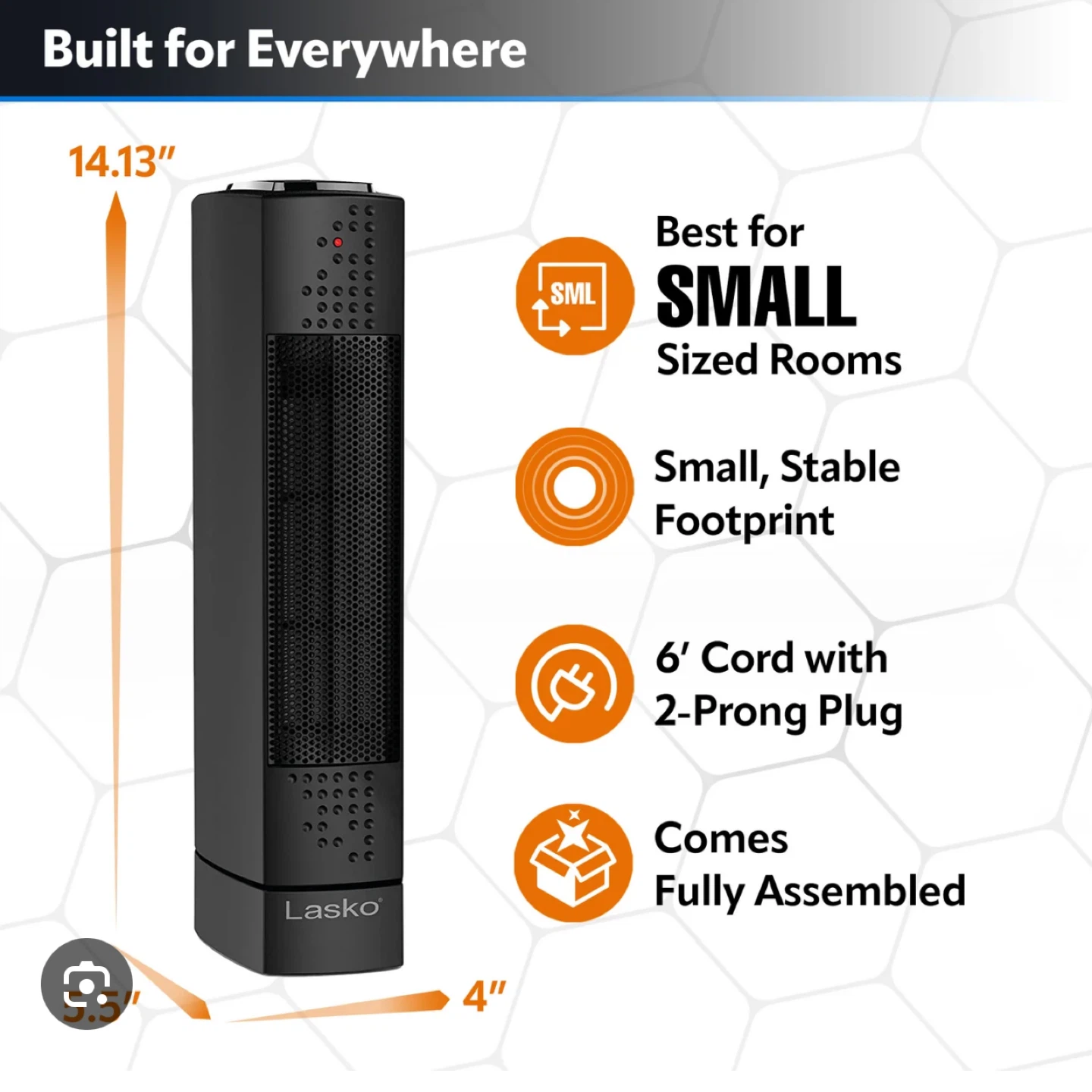 Lasko Ultra Slim Tower Heater - photo 5