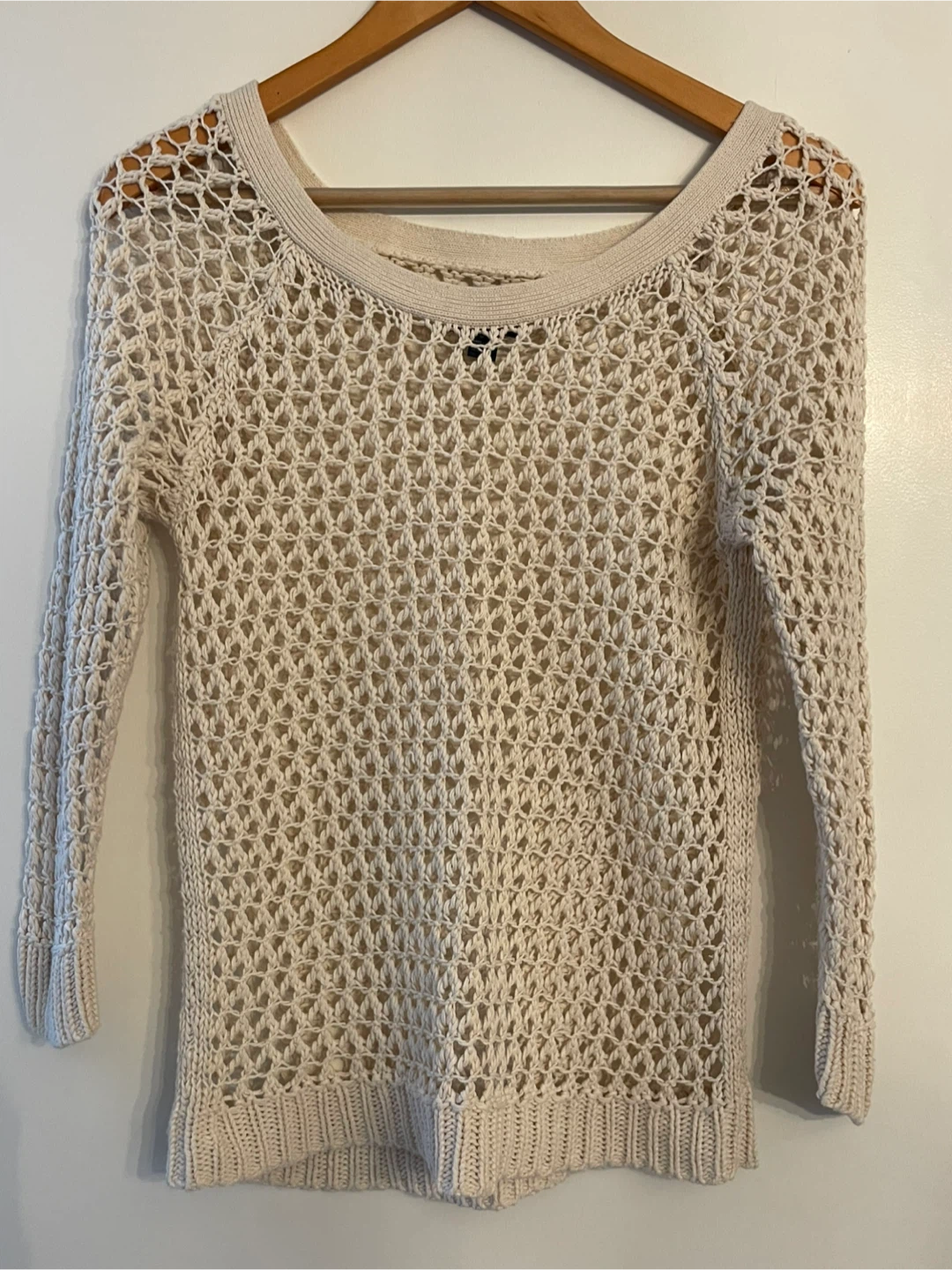 American Eagle Outfitters Crochet Sweater M/M