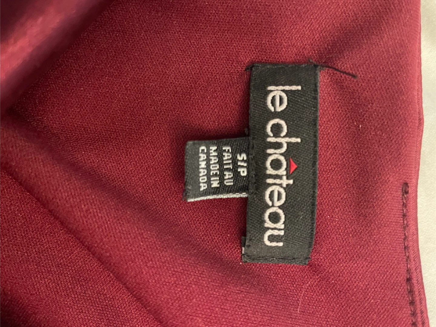 Le Château Women's Burgundy Dress Size S/P - photo 3
