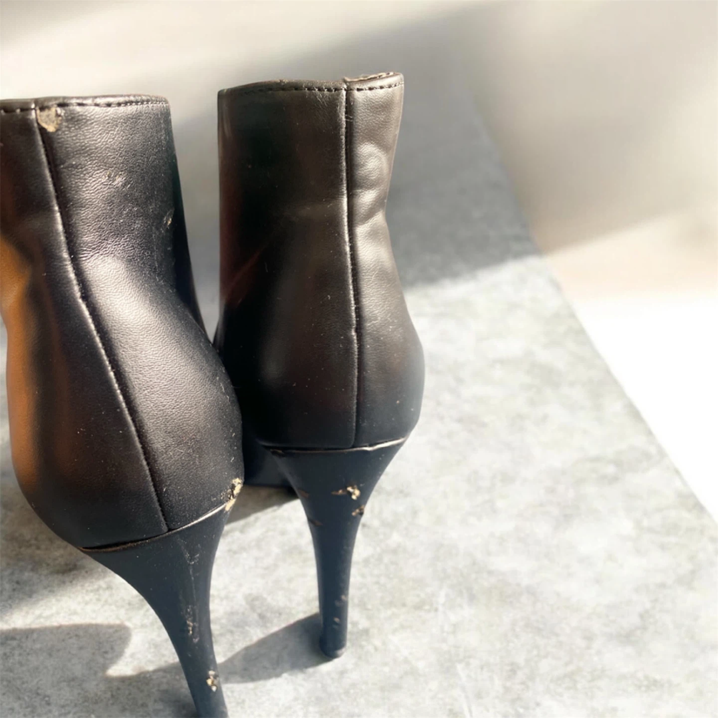 Ardene Black Lace-Up Heeled Booties - photo 5