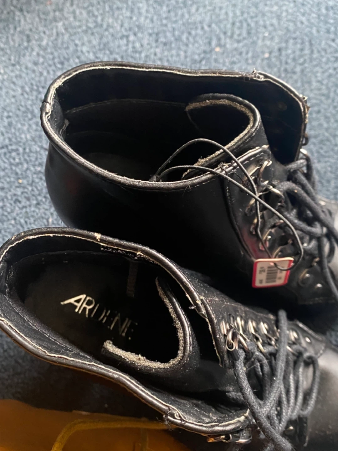 Ardene Black Lace-Up Heeled Booties - photo 4