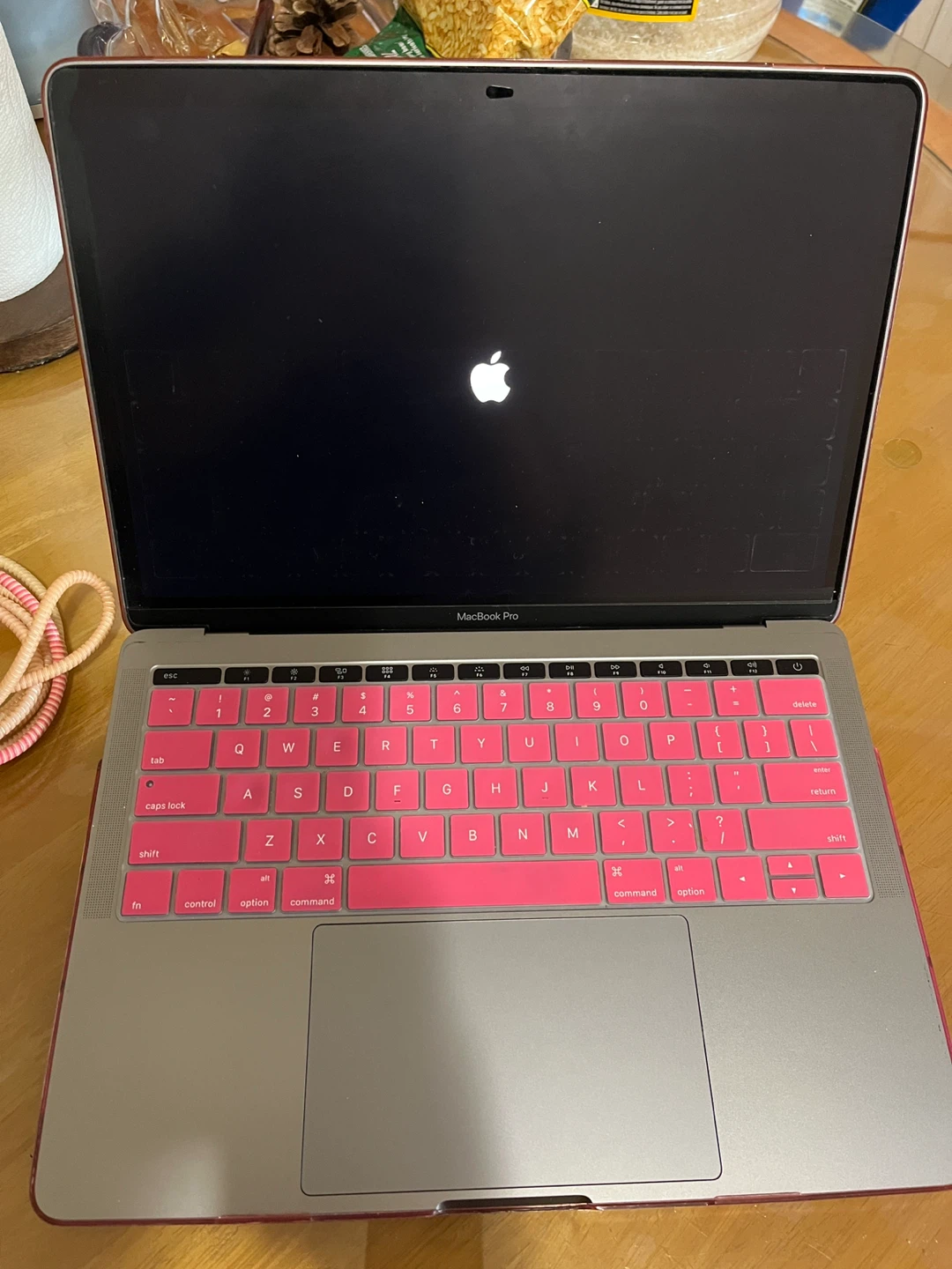 Apple MacBook Pro Rose Gold Laptop with Pink Keyboard Cover - photo 4