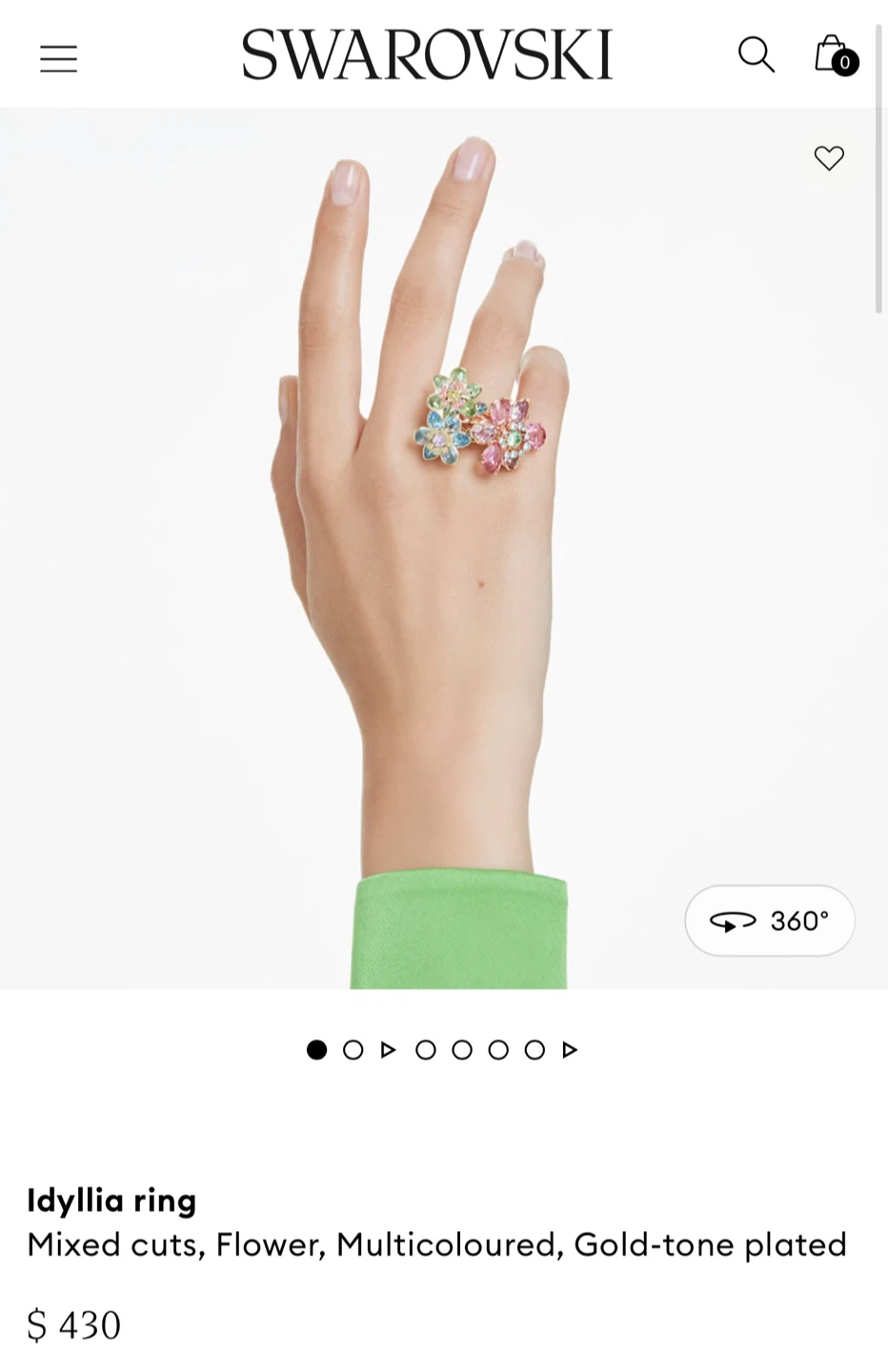 Swarovski Idyllic Ring - photo 2
