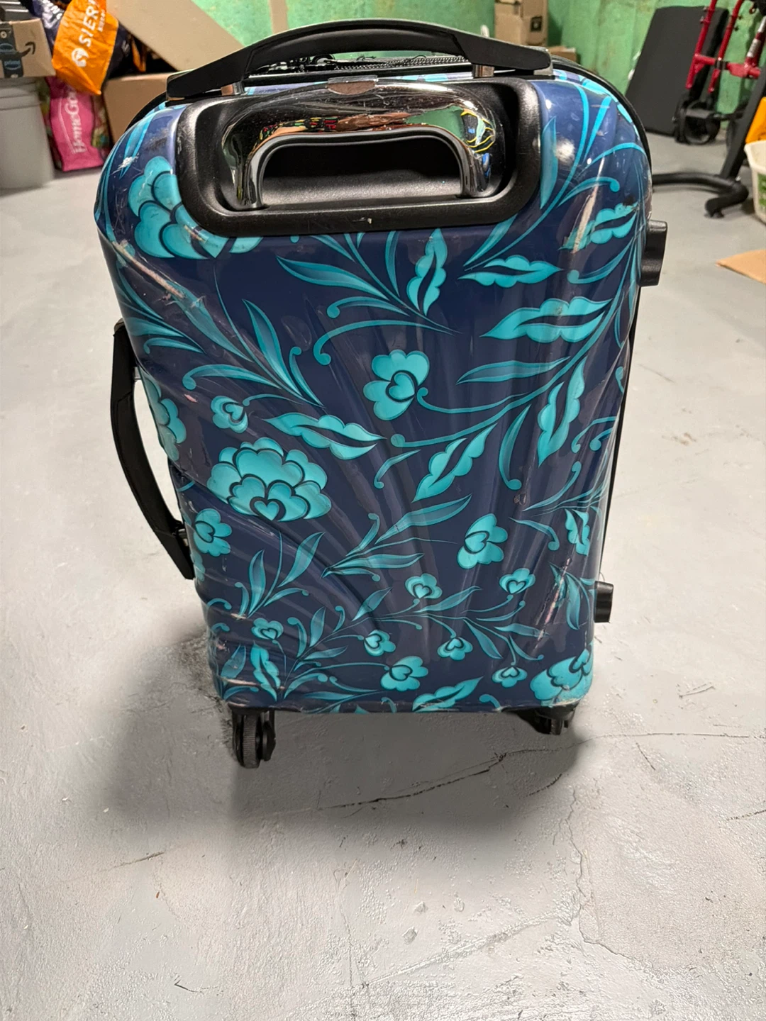 Floral Print Hardside Spinner Luggage - photo 2