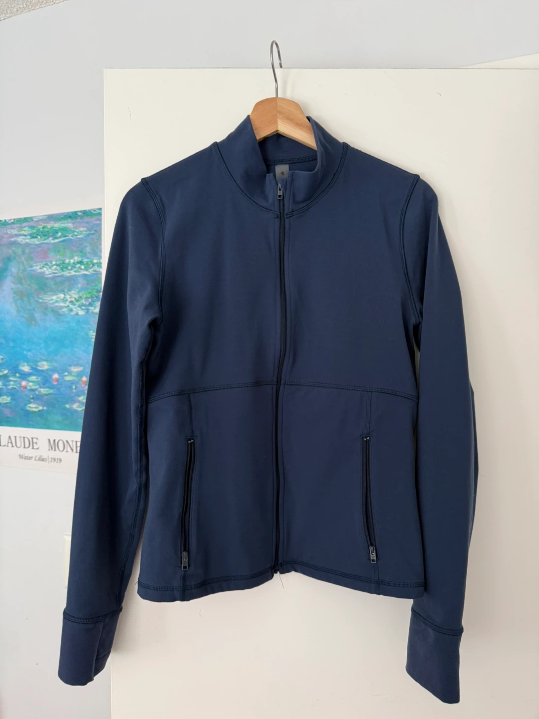 TnAction Full Zip Jacket Navy Blue Size L