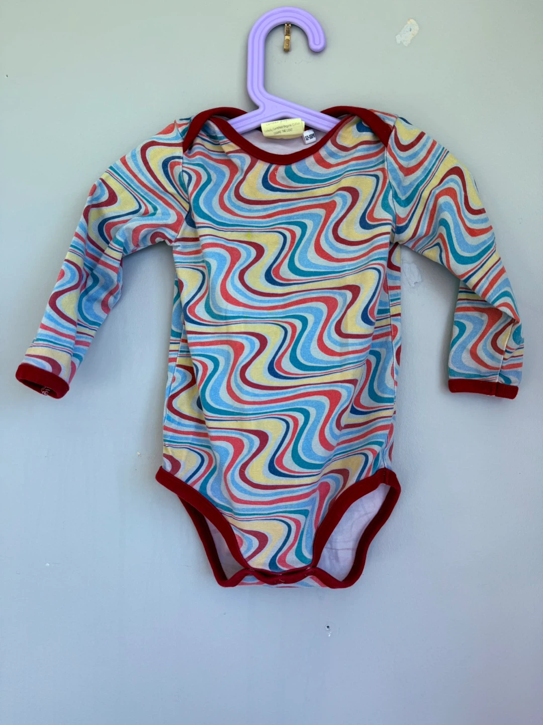 🥕 Coldes & Womple Organic Cotton Long Sleeve Bodysuit 12-18M - photo 3