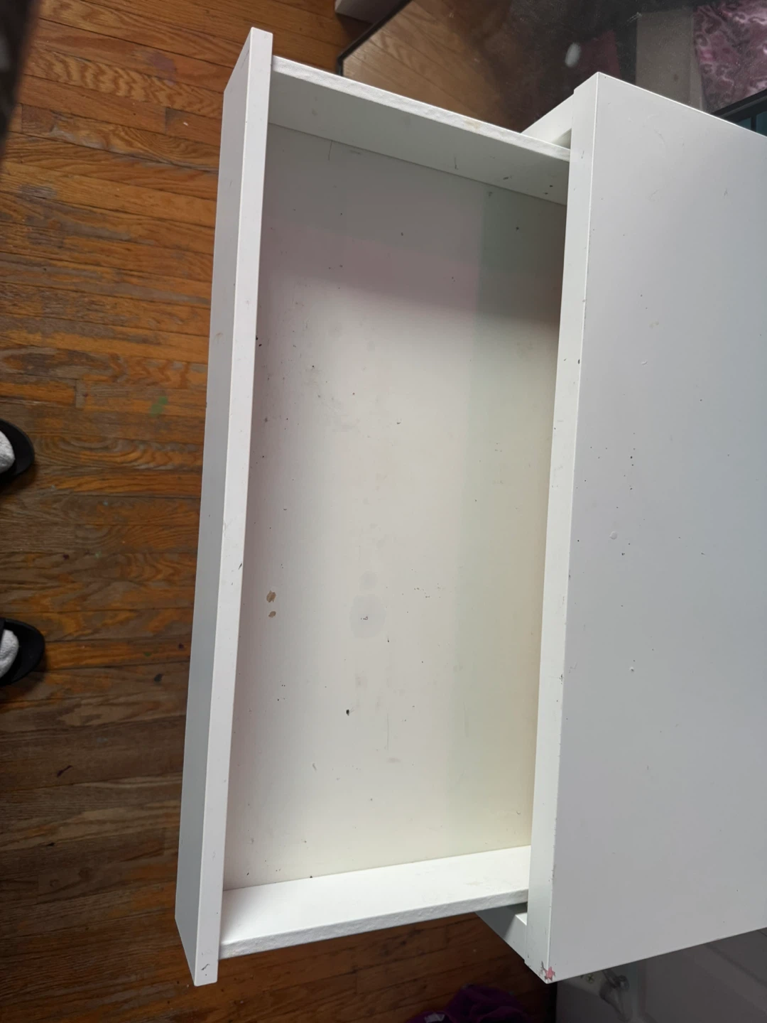 White Desk with Drawer - photo 4