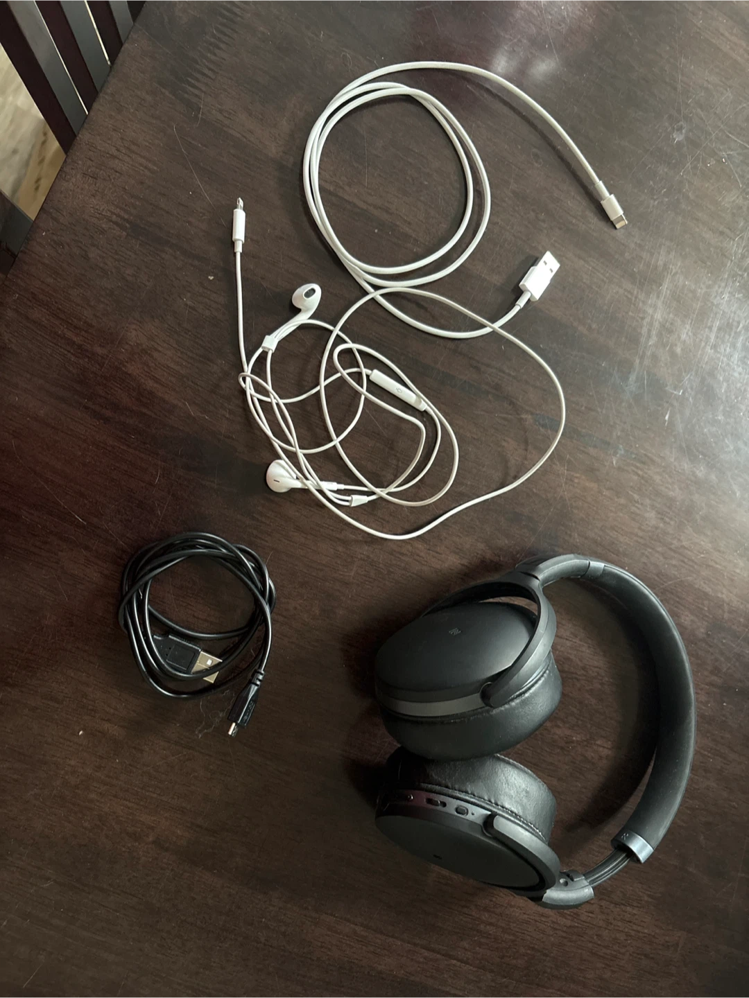 Headphones  and Cables.