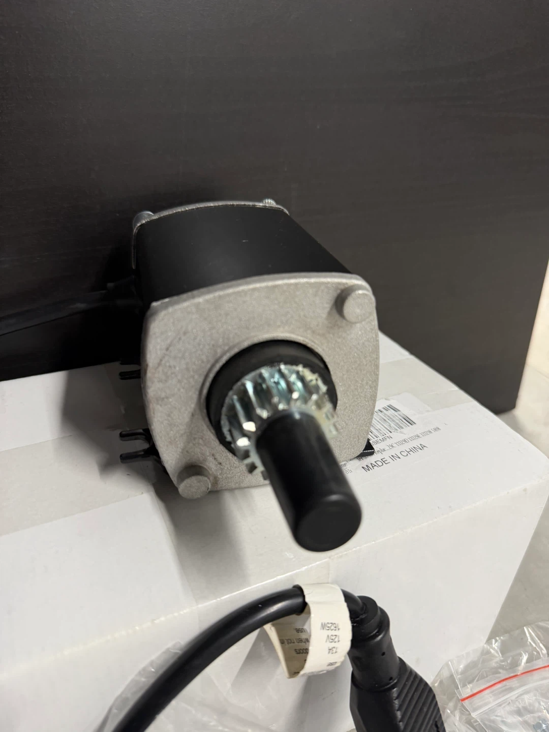 Electric Motor with Gear Assembly and Cord - photo 3