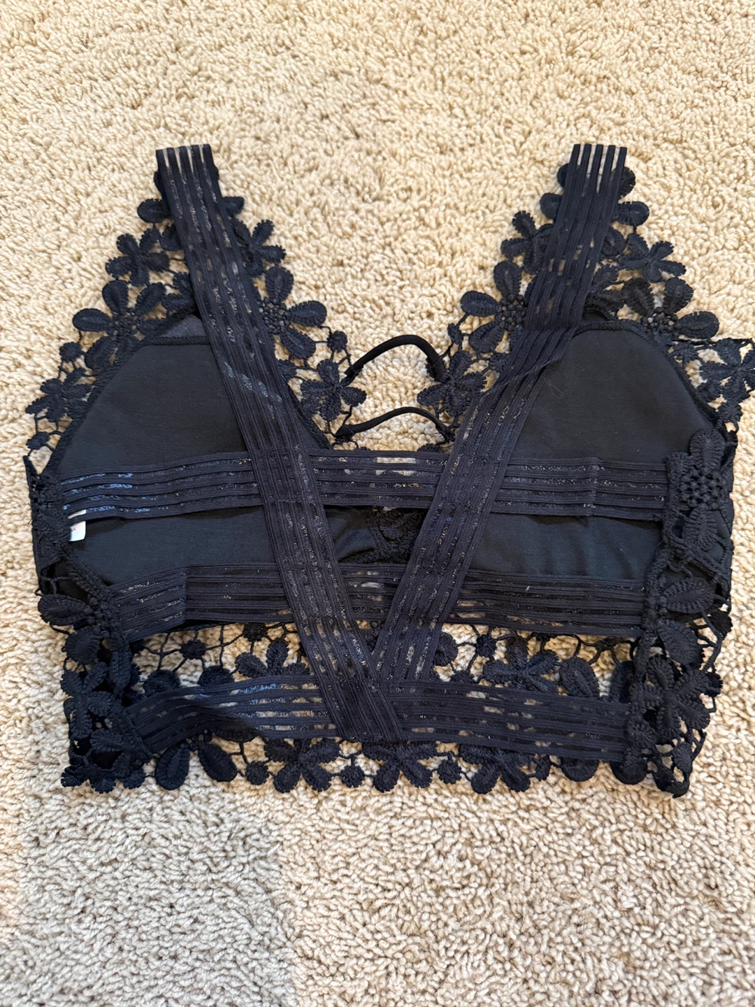 Black Lace Bralette - Size XS - photo 2