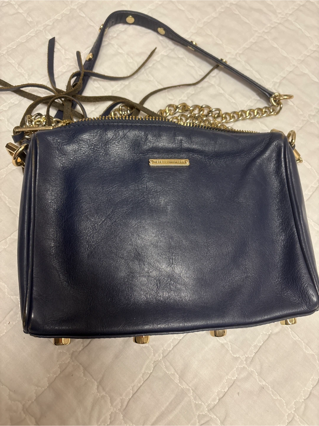Rebecca Minkoff Navy Leather Crossbody Bag - photo 4