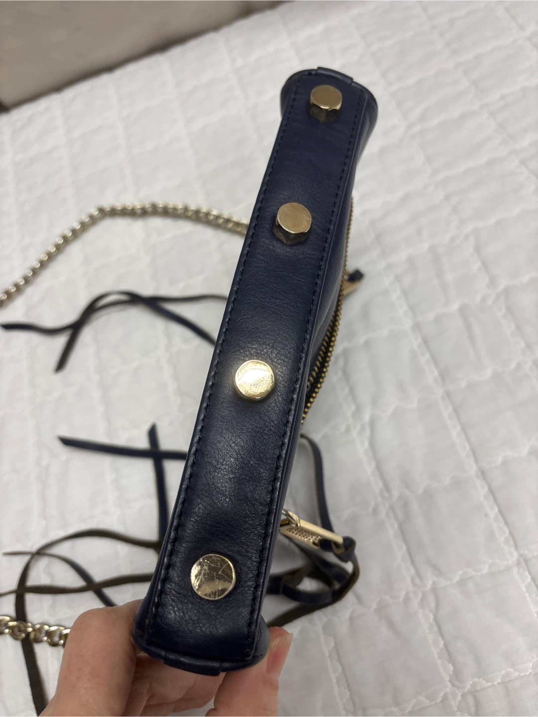 Rebecca Minkoff Navy Leather Crossbody Bag - photo 5