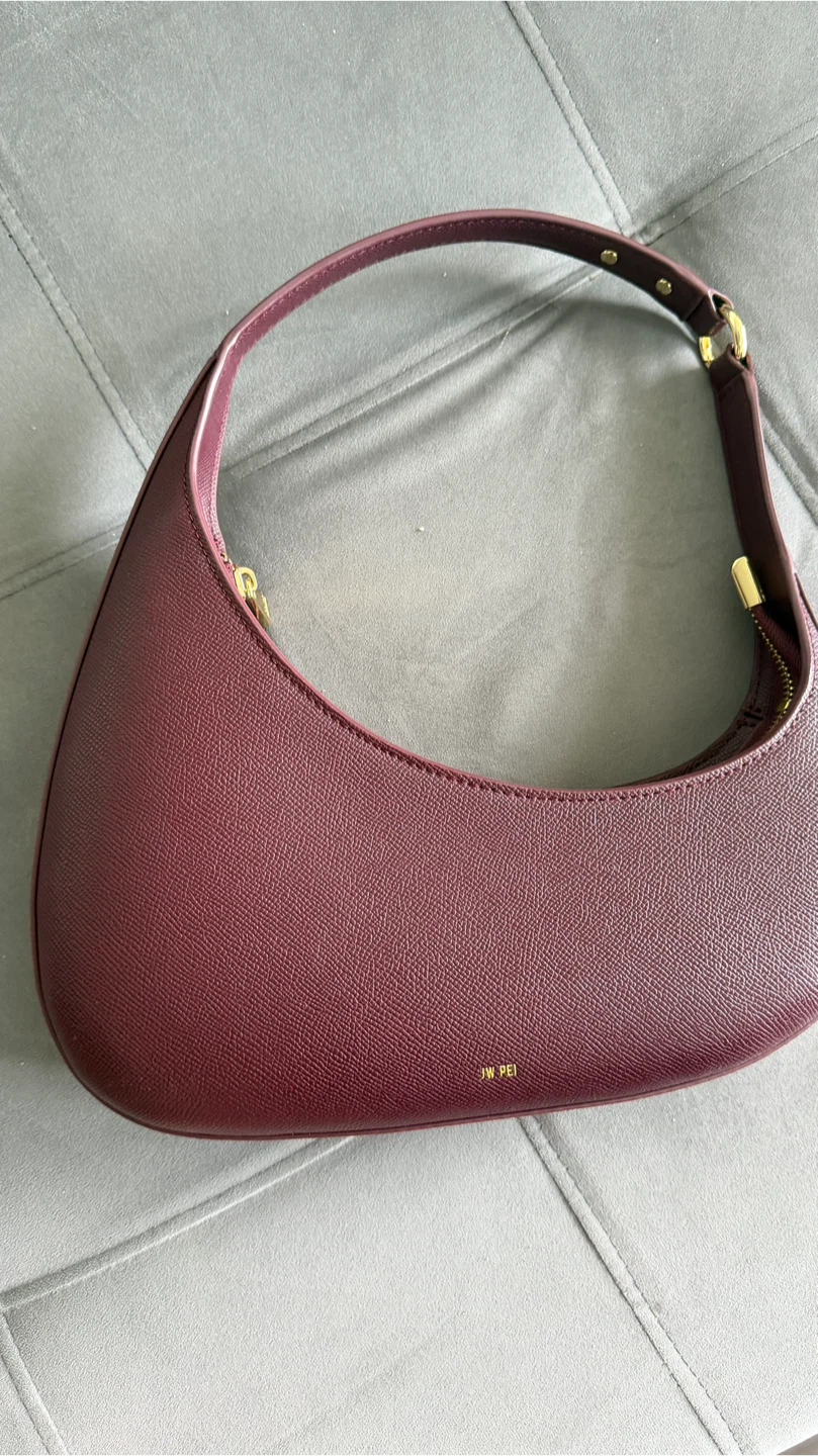 JW Pei Burgundy Shoulder Bag
