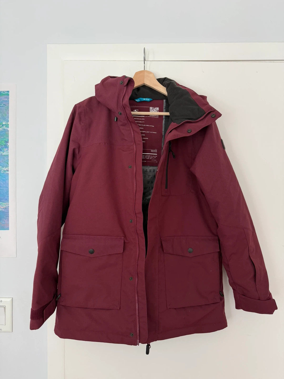 O'Neill Insulated Ski Snowboard Jacket - Red