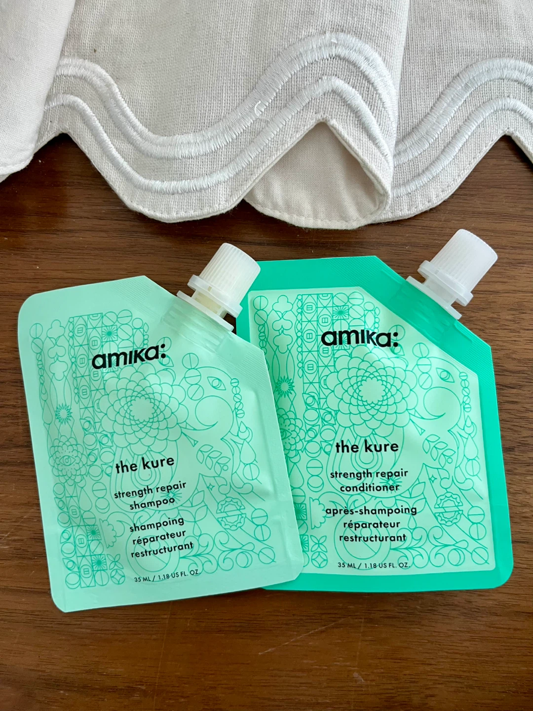 Amika the kure strength repair shampoo & conditioner duo