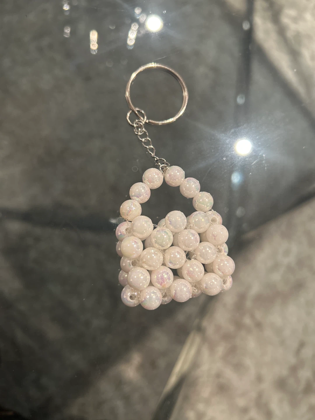 Handmade Beaded Keychains - Heart, S, Mini Bag - photo 3