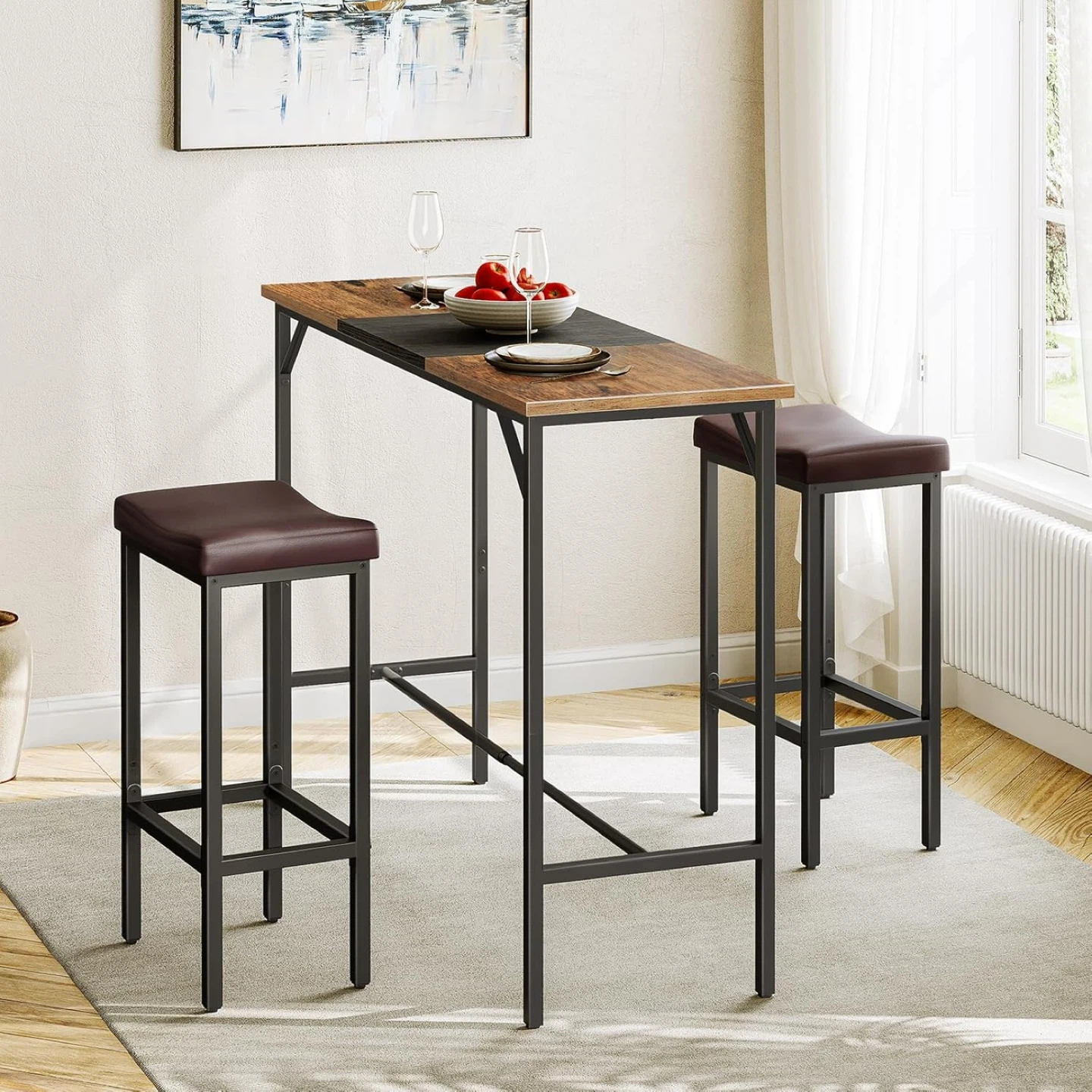 Set of 2 Bar Stools - photo 5