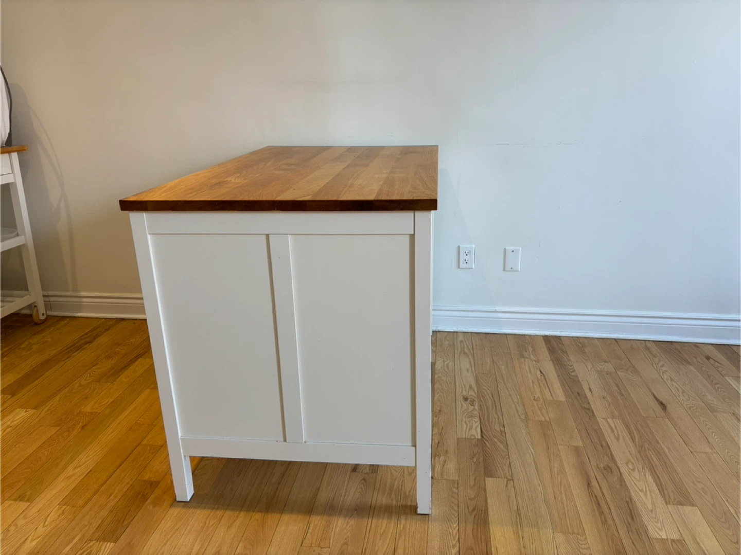 IKEA Kitchen Island with Wooden Top - photo 3