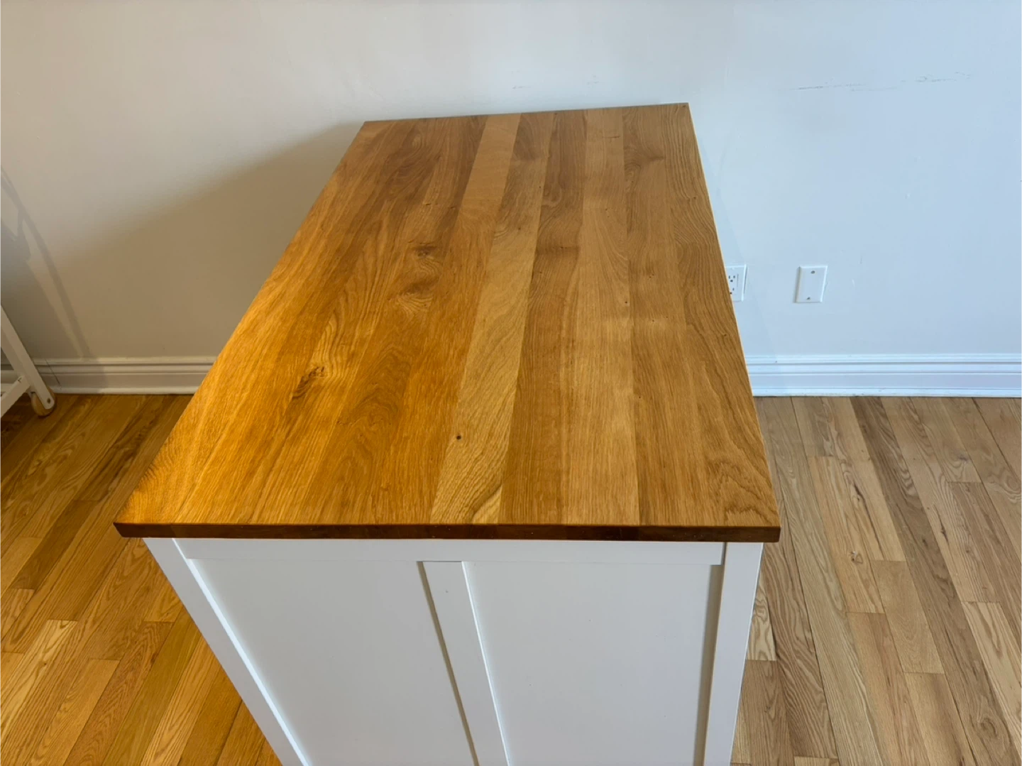 IKEA Kitchen Island with Wooden Top