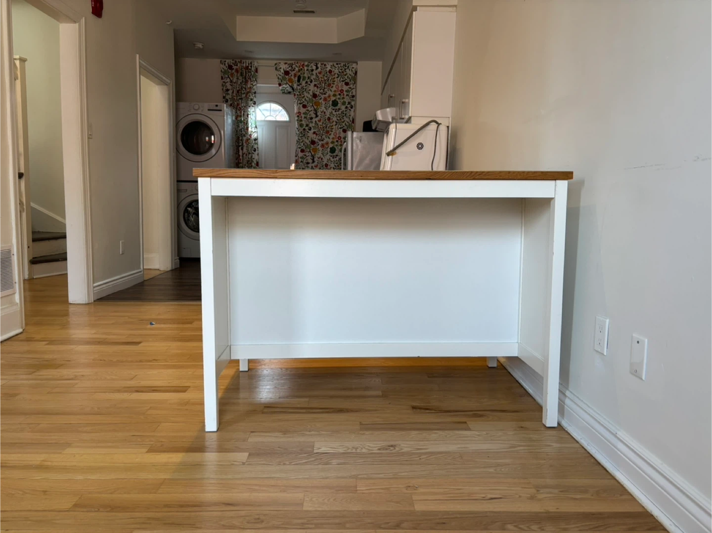 IKEA Kitchen Island with Wooden Top - photo 4