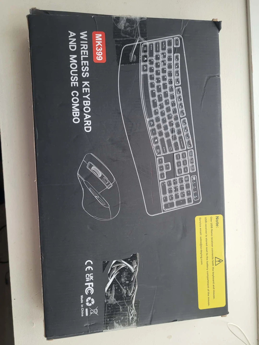 MK399 Wireless Ergonomic Keyboard and Mouse Combo - photo 5