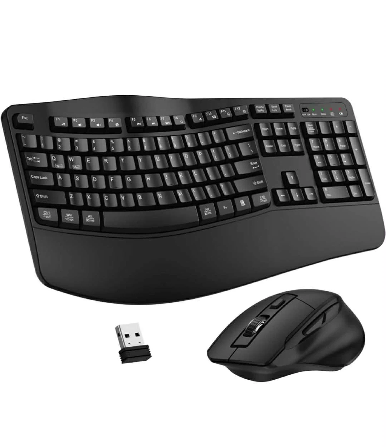 MK399 Wireless Ergonomic Keyboard and Mouse Combo