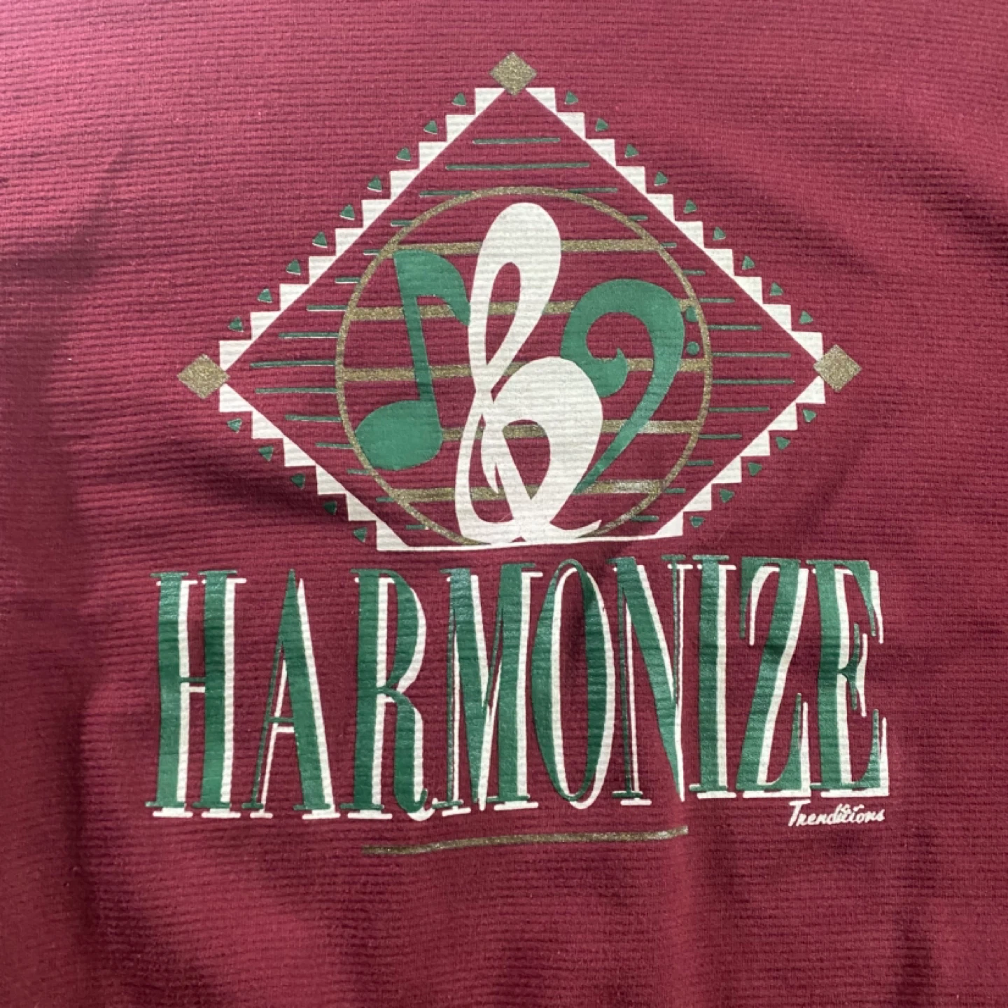 Vintage Jerzees "Harmonize" 2X Cotton Sweatshirt - photo 2