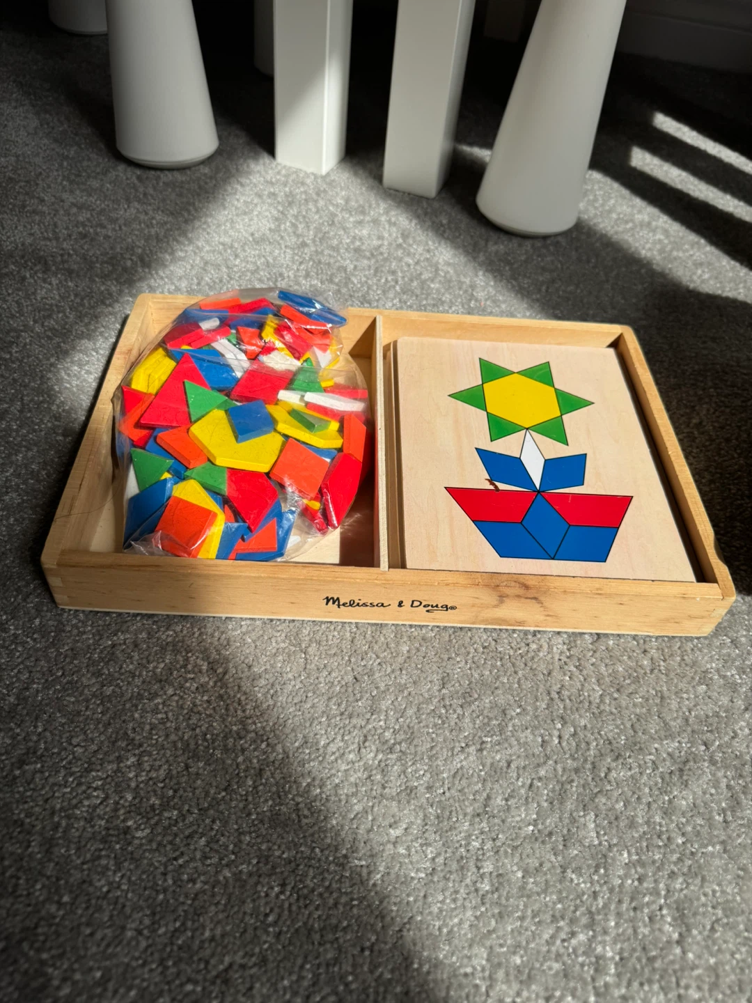 Melissa & Doug Pattern Blocks and Boards Set - photo 2