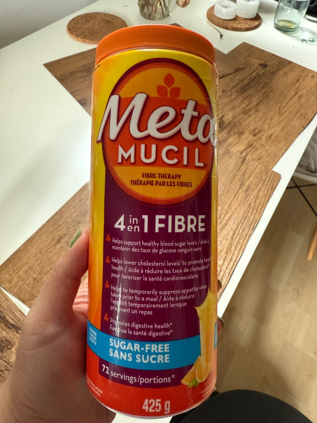 OPENED Metamucil 4 in 1 Fibre Sugar-Free Supplement