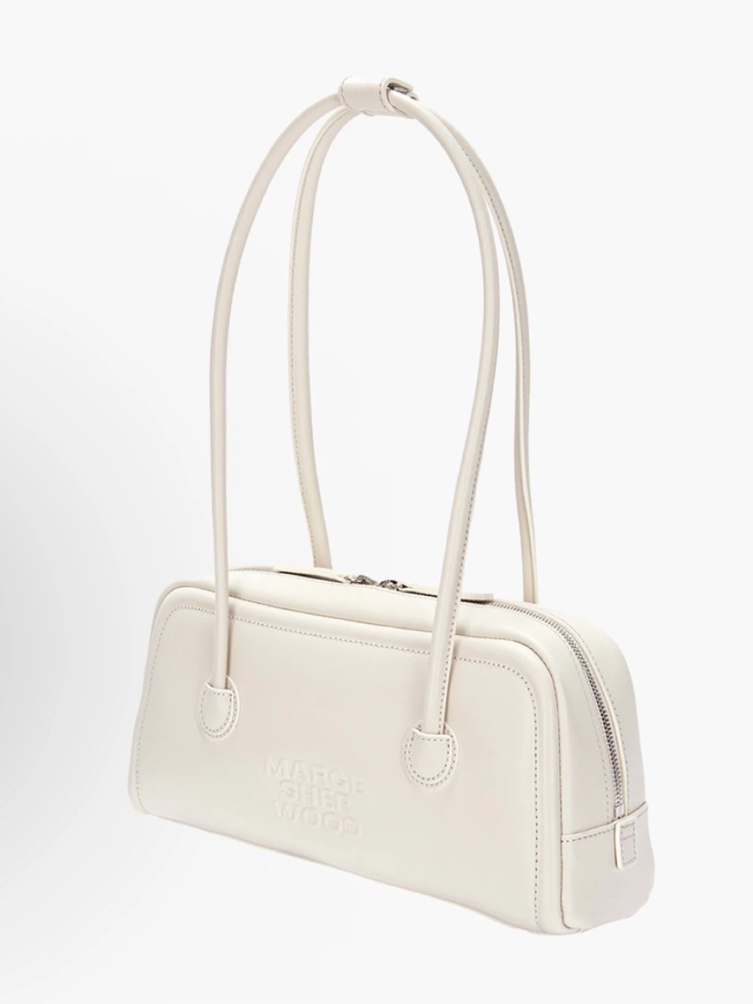 MARGESHERWOOD Soft Boston Bag in Cream Plain - photo 2