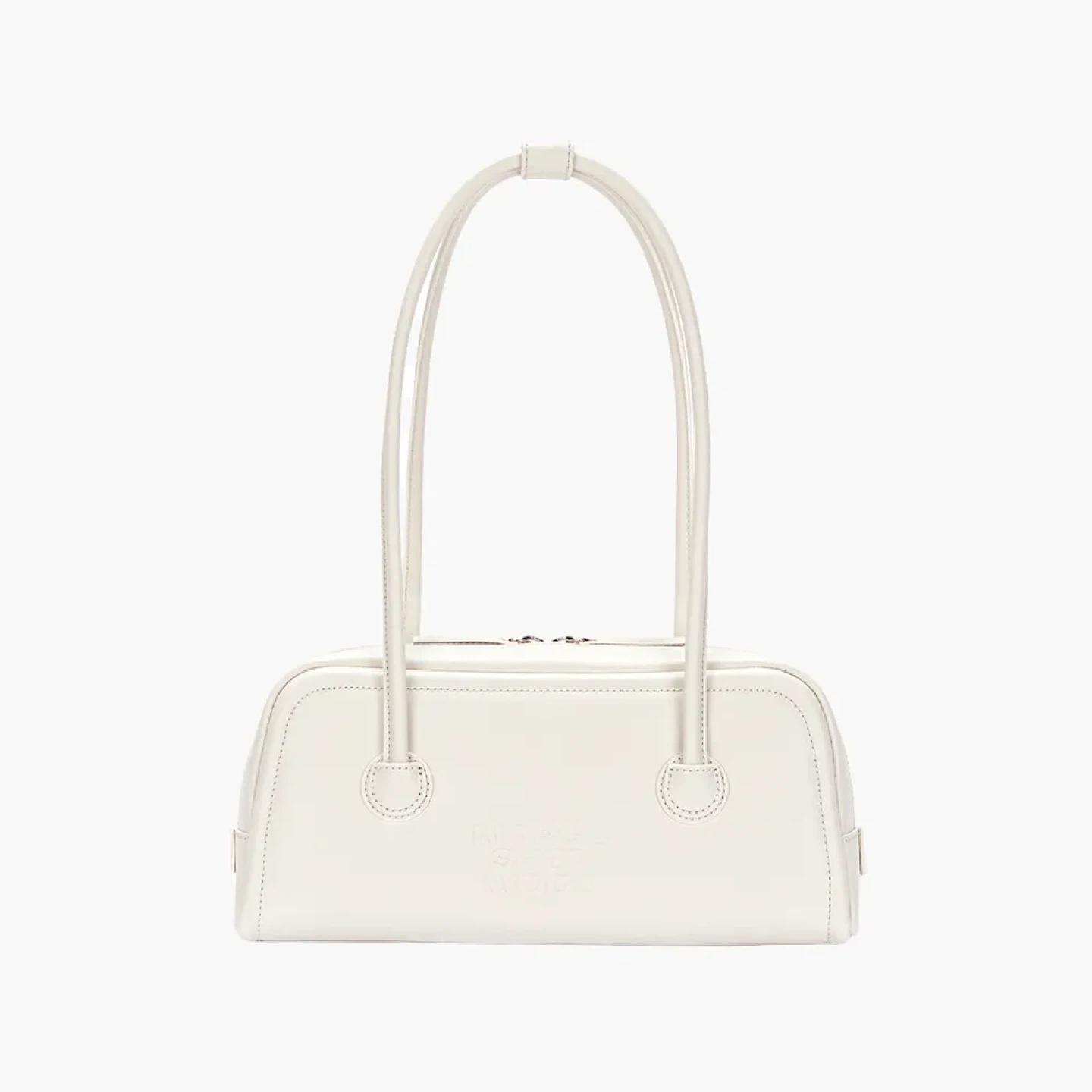 MARGESHERWOOD Soft Boston Bag in Cream Plain