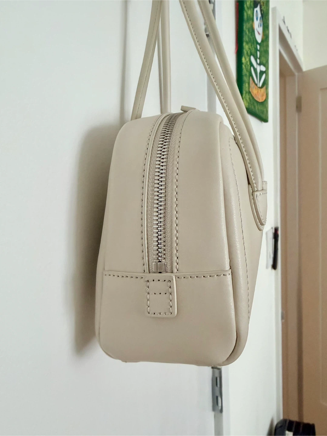 MARGESHERWOOD Soft Boston Bag in Cream Plain - photo 5
