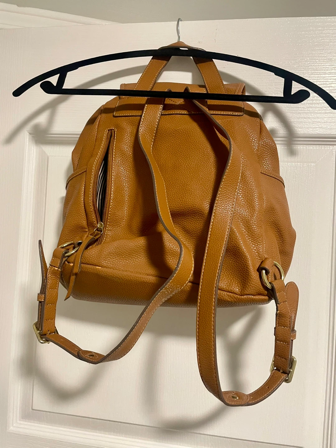 Nine West Brown Faux Leather Backpack - photo 3
