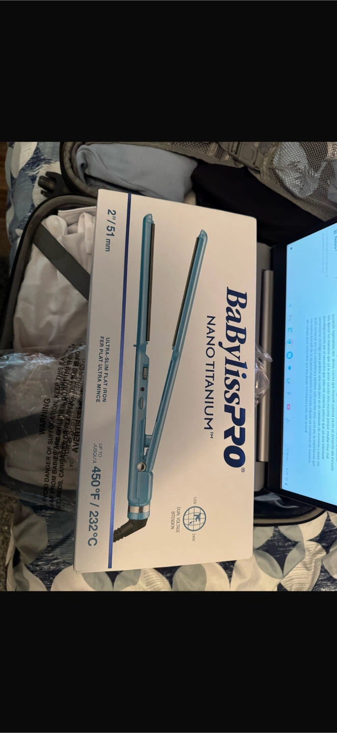 BaBylissPRO Nano Titanium Flat Iron