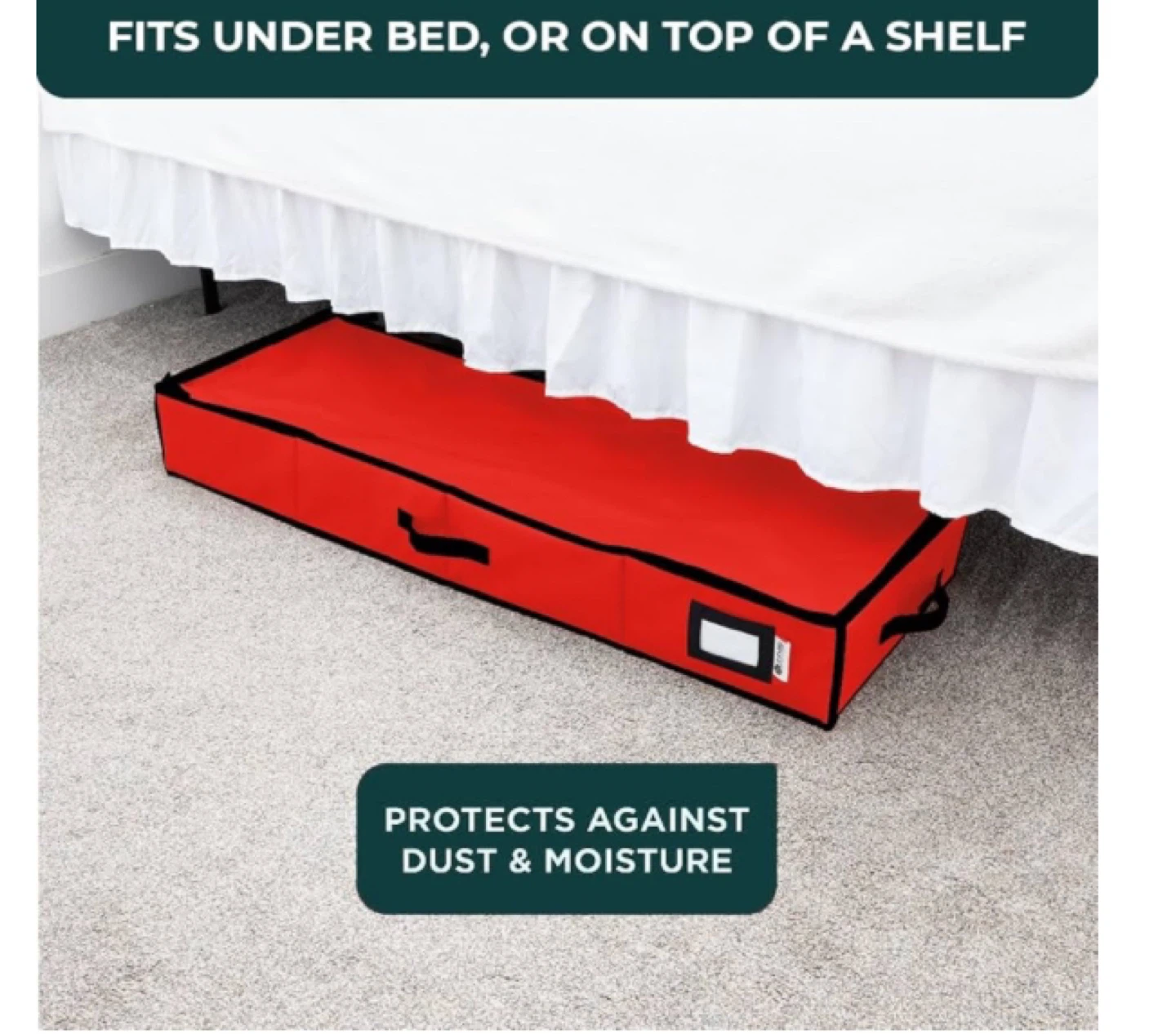Red Wrapping Paper Storage Container for Up to 27 Rolls - photo 2
