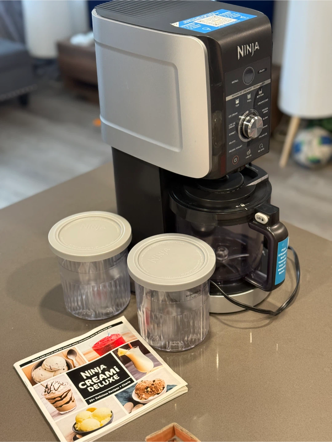 Ninja CREAMi Deluxe Ice Cream Maker